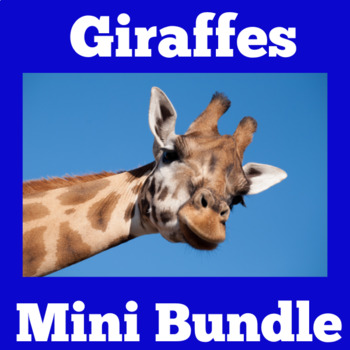 Preview of GIRAFFES GIRAFFE ACTIVITIES Pre-K, Kindergarten 1st 2nd Grade ZOO ANIMALS