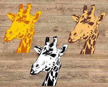 Download Giraffe Head Svg Mandala Wild Life Africa Animals Safari Cute Baby Shower 1298s