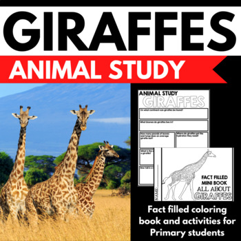 Preview of Giraffe Unit Research Project | Animal Research | Biome Project |  Animal Study