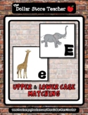 Giraffe and Elephant - A to Z Upper & Lower Case Matching 