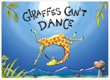 Preview of Giraffes can't dance! Literacy flipchart