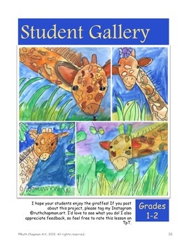 Giraffe  Art drawings for kids, Elementary art, Preschool art