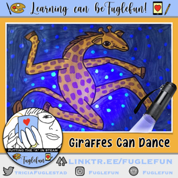 Preview of Giraffes CAN'T Dance, Painting, Glow Lights, and Digital Dancing Party