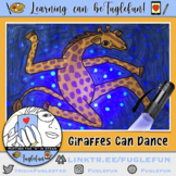 Giraffes CAN'T Dance, Painting, Glow Lights, and Digital D