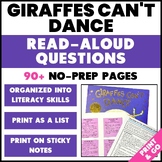 Giraffes Can't Dance Activities - Character Traits Graphic