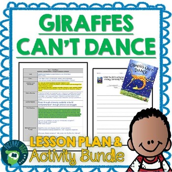 Preview of Giraffes Can't Dance Lesson Plan, Google Slides and Docs Activities