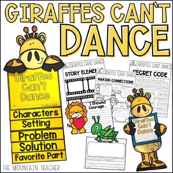 Preview of Giraffes Can't Dance Read Aloud Activities with Giraffe Crafts for Zoo Theme
