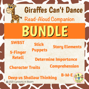 Preview of Giraffes Can't Dance Read-Aloud Companion BUNDLE