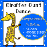 Giraffes Can't Dance Worksheets and Digital Activities