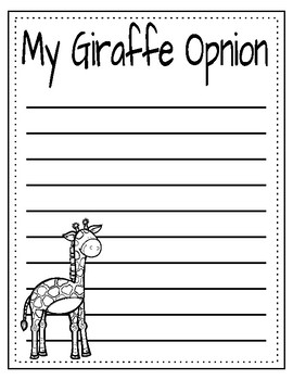 Giraffes Informational Mini-Unit: Nonfiction Texts, Research, Graphic ...