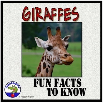 Preview of Giraffes PowerPoint - Informational Text and Fun Facts