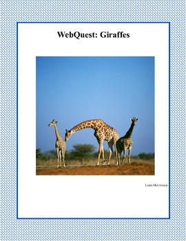 Preview of Giraffes -Webquest