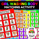 Girl Body Washing Matching Chart