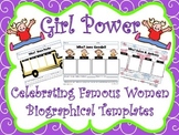 Girl Power: Celebrating Famous Women Biographical Templates