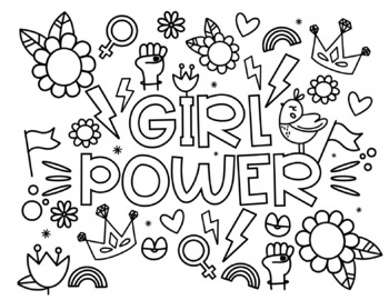Coloring Pages For Girls Teaching Resources Teachers Pay Teachers
