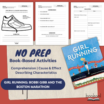 Preview of Girl Running: Bobbi Gibb and the Boston Marathon | Comprehension, Literacy