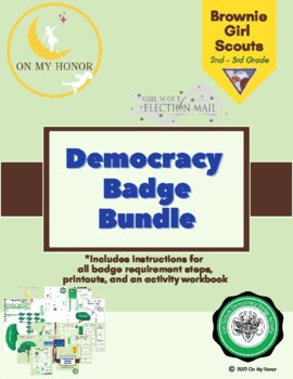 Preview of Girl Scout Brownies Democracy Badge Activity Plan - All Steps - Ballot Voting