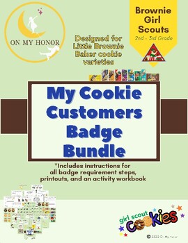 Preview of Girl Scout Brownies My Cookie Customers Badge Activity Plan LBB 2024 - All Steps
