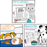 Girl Scout Brownies - "Pets" Activity Pack Bundle - All 5 Steps!