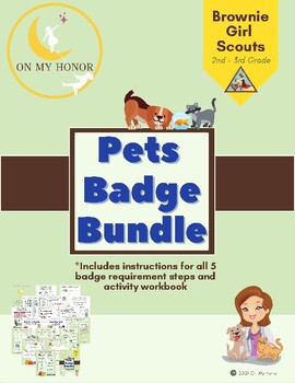 Preview of Girl Scout Brownies Pets Badge Activity Plan - All Steps