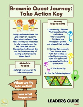 brownie outdoor journey take action project ideas