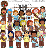 Girl Scout –Brownies clip art