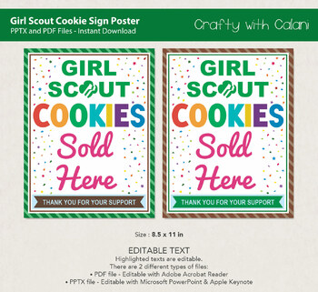 Cookie Sale Girl Scout / Cookies Scouts - Vinyl Banner - Sign - Free  Overnight Shipping