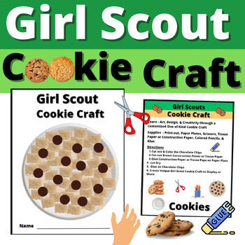 Girl Scouts Cookie Craft Activity Scout Resource Make Cookies Art