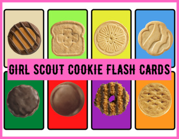 Preview of Girl Scout Cookie Flash Cards