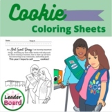 Girl Scout Cookie Goal Coloring Sheets