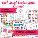 Girl Scout Cookie Sale Bundle - Editable Canva Templates