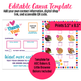 Girl Scout Cookie Sale Receipt - Editable Canva Template (