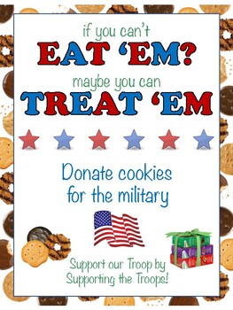 Preview of Girl Scout Cookies Booth Donation Sign Sheet Printable