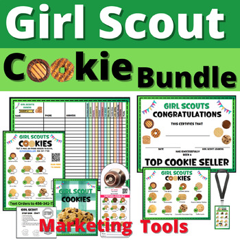 Girl Scout Cookies Marketing Bundle Resources Tools by IncredibleDesigns