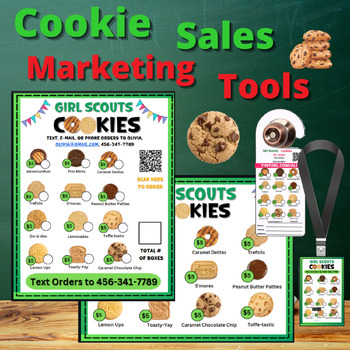 Girl Scout Cookies Marketing Bundle Resources Tools by IncredibleDesigns