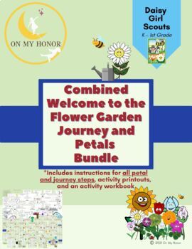 Preview of Girl Scout Daisies Combined Flower Garden Journey with All Petals Activity Plans