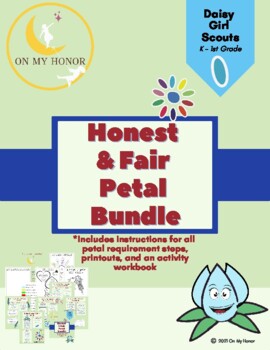 Preview of Girl Scout Daisies Honest and Fair Lupe Petal Activity Plan - All Steps