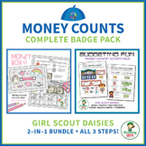 Girl Scout Daisies "Money Counts" Complete Badge Pack - In
