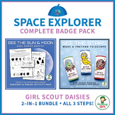 Girl Scout Daisies "Space Science Explorer" Complete Badge