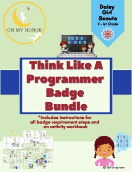 Preview of Girl Scout Daisies Think Like Programmer Badge Activity Plan - All Steps