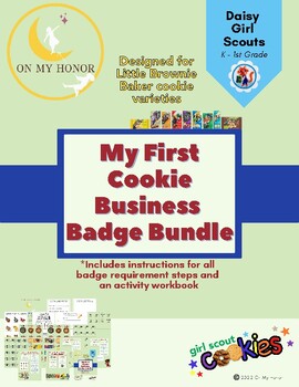 Preview of Girl Scout Daisy My First Cookie Business Badge Activity Plan LBB 2024