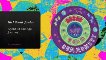 Preview of Girl Scout Junior "Agent Of Change" Journey