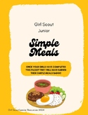 Girl Scout Junior Simple Meals Activity Plan