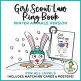 Girl Scout Law Ring Book - Winter Animals Version - For Al