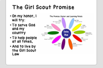Preview of Girl Scout Mini Planner - Editable