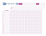 Girl Scout Troop Attendance Sheet