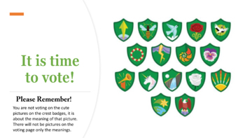 Preview of Girl Scout Troop Crest PowerPoint