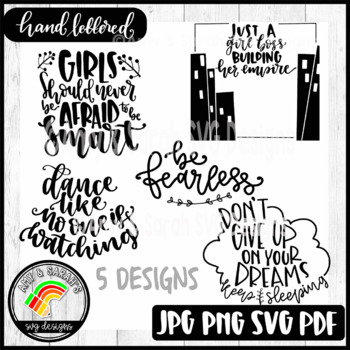 Download Girl Variety Svg Design Bundle By Amy And Sarah S Svg Designs Tpt