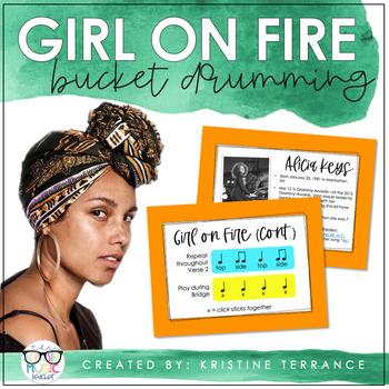 Preview of Girl on Fire {Bucket Drumming Activity}