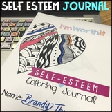 Self Esteem Coloring Journal and Happiness Calendar